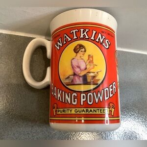 Vintage Watkins Baking Powder Heritage Collection 1992 Coffee/Tea 12oz Mug